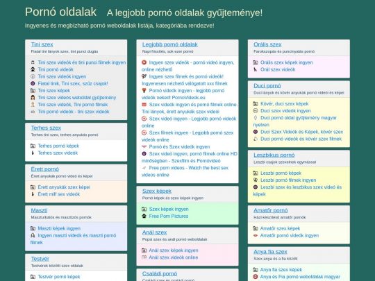 Legjobb magyar pornó oldalak